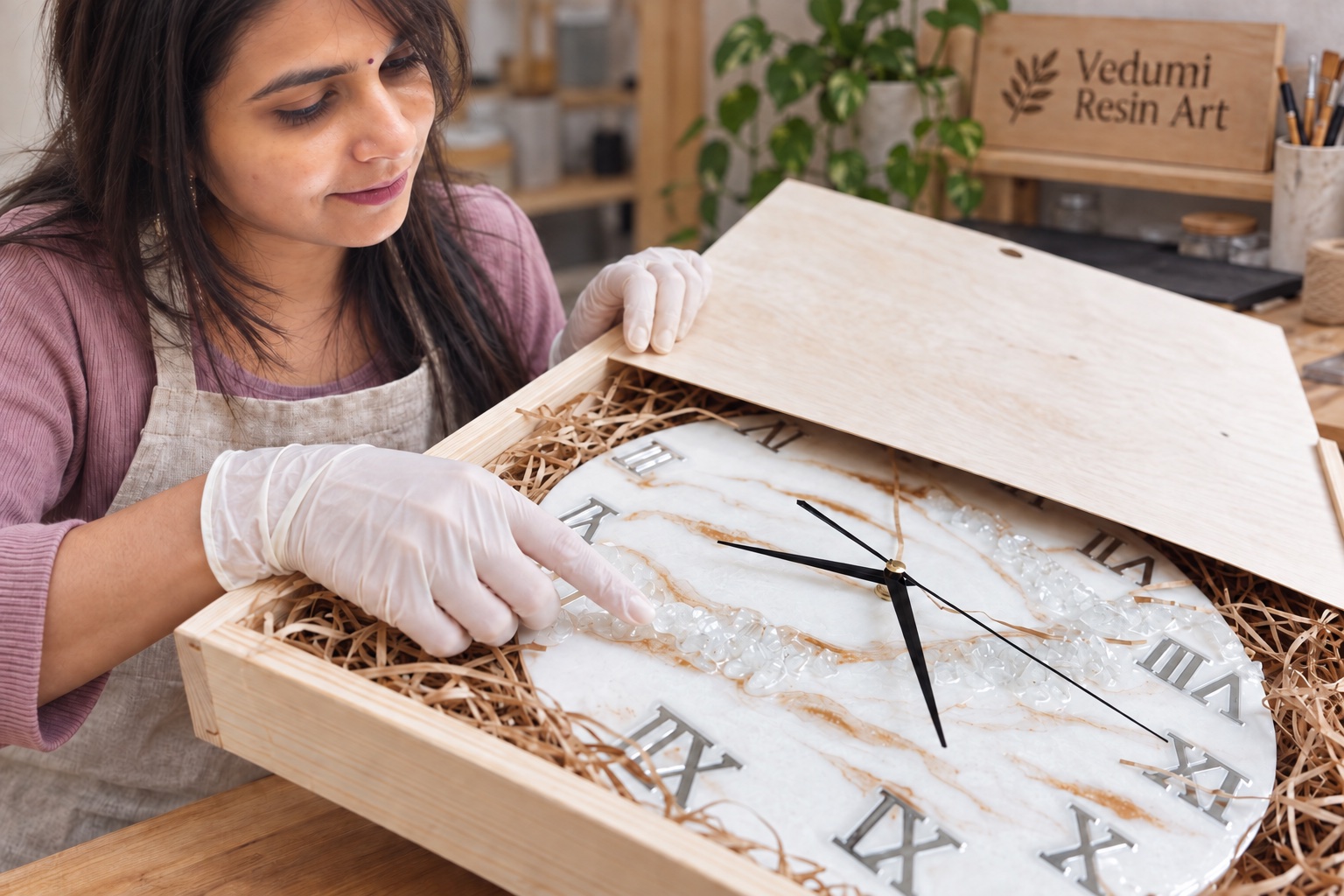 Resin Pooja Thali: Where Tradition Meets Contemporary Craft