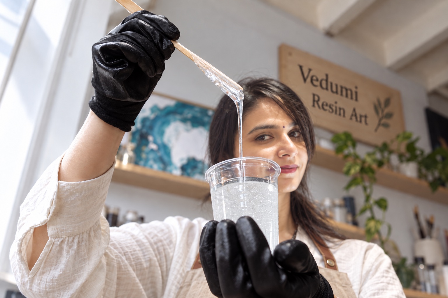 Vedumi studio pigment mixing