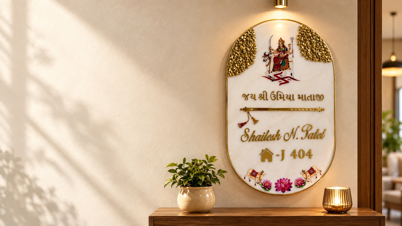 Name Plates resin artwork