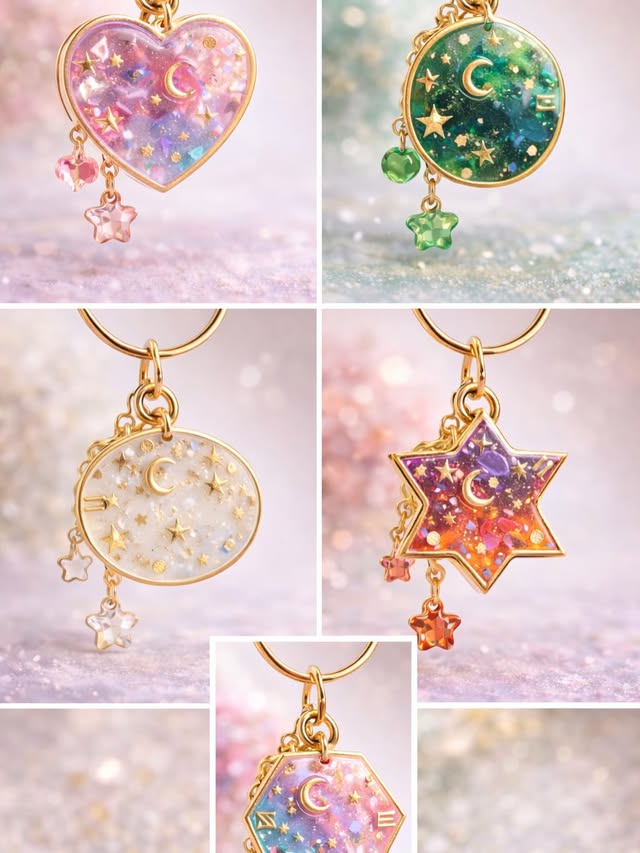 Premium Custom Resin Keychain