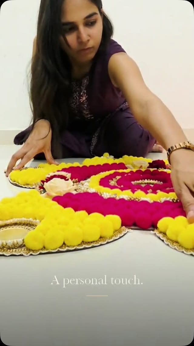 Readymade Resin Rangoli — 30 Inch
