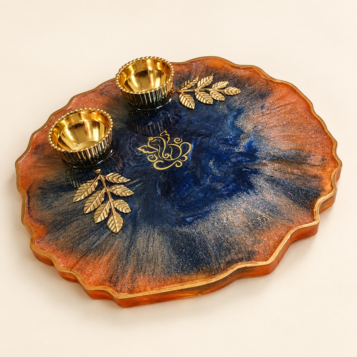 Sunset Galaxy Ganesh Pooja Thali — Bulk